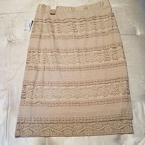 Nude colored skirt
